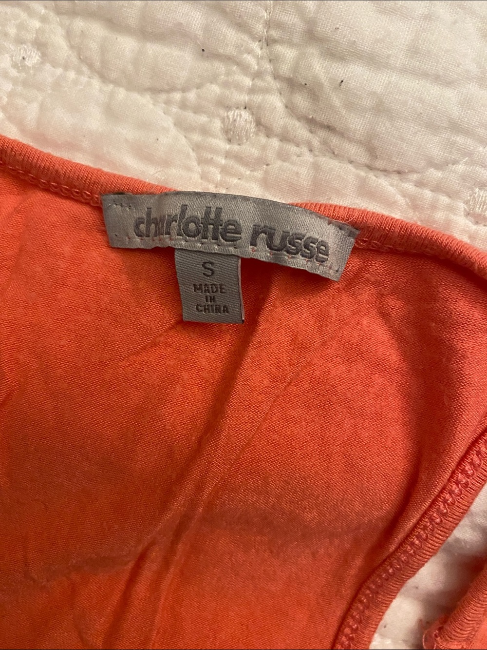 Charlotte Russe pink Tank with Gold Sequin Front - Picture 3 of 4